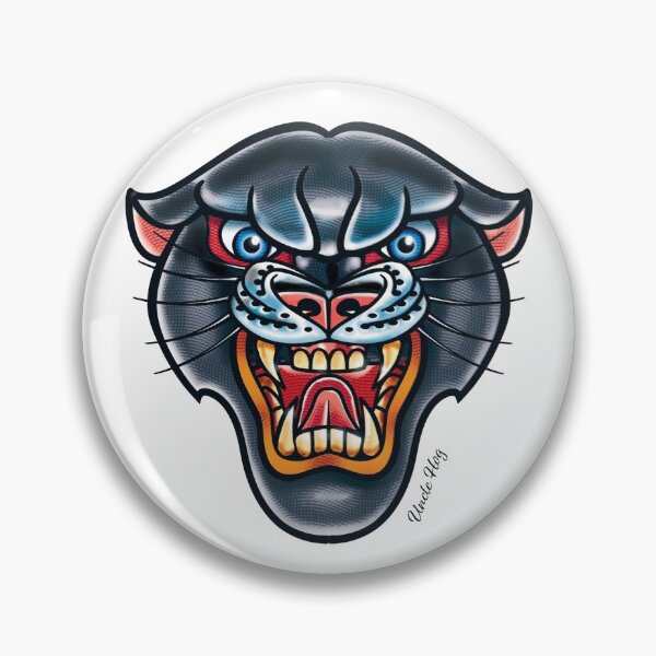 Item preview, Traditional tattoo style Panther designed and sold by Cimbart.