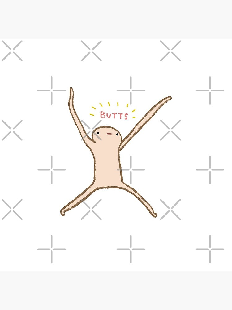Disover Honest Blob - Butts Pin Button