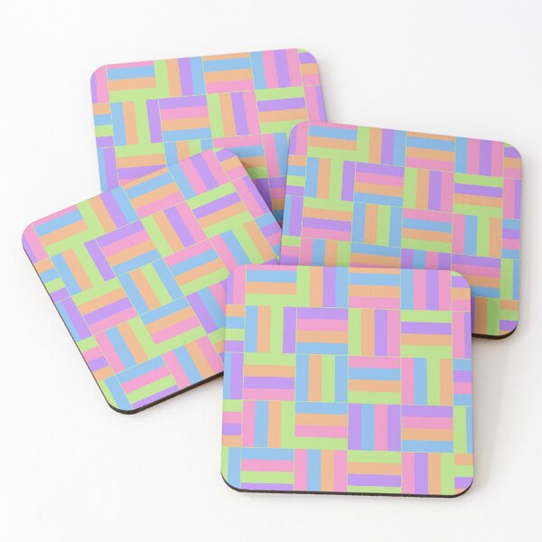 Item preview, Sherbet Basketweave Pattern designed and sold by HomeLivingCo.