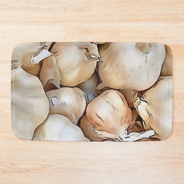 Item preview, Garlic Bulbs Artistic Black Outline Art designed and sold by taiche.