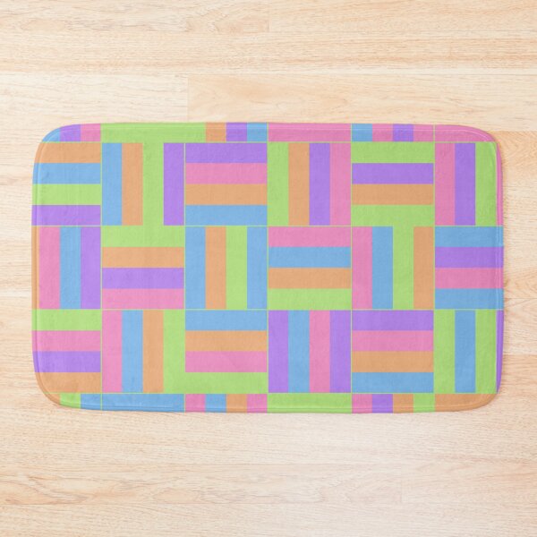 Item preview, Sherbet Basketweave Pattern designed and sold by HomeLivingCo.