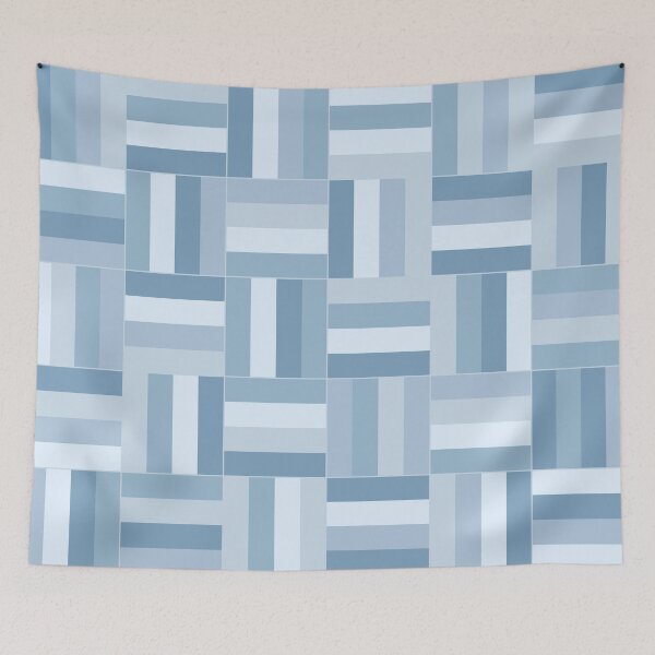 Item preview, Sky Blue Basketweave Pattern designed and sold by HomeLivingCo.