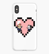 "Love in 8-bit": Jeff and Annie (Style C) iPhone Case