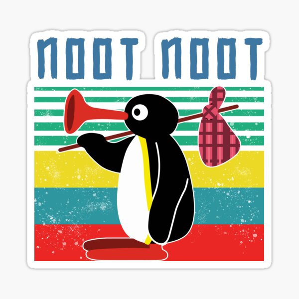 Vista previa del artículo con la obra «Pingüino Noot Noot», diseñado y vendido por samer11.