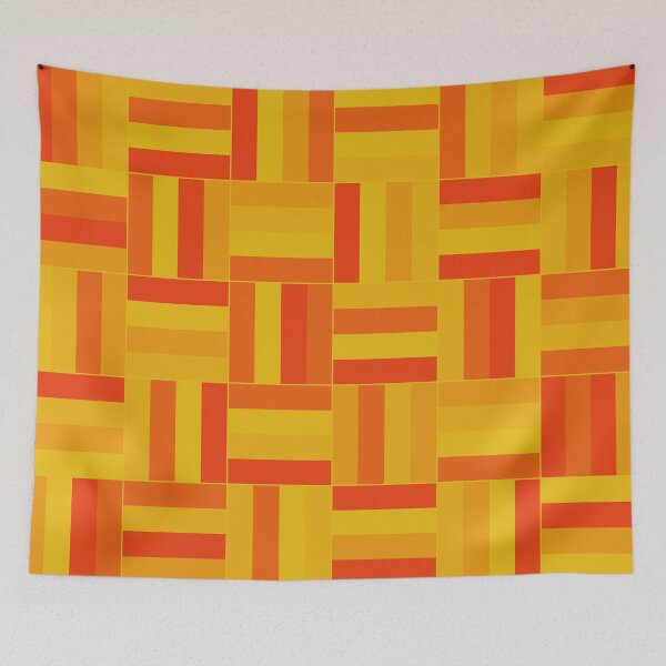 Item preview, Sunset Basketweave Pattern designed and sold by HomeLivingCo.