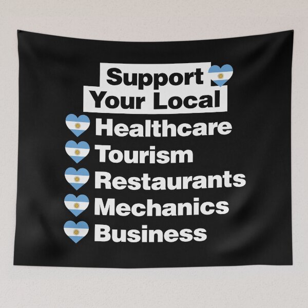 Item preview, Support Your Argentinian Local Healthcare, Tourism, Restaurants designed and sold by elhefe.