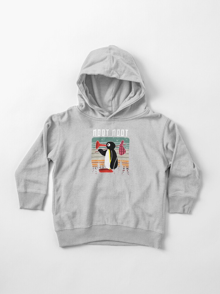 Thumbnail 1 of 5, Toddler Pullover Hoodie, Penguin Noot Noot designed and sold by samer11.