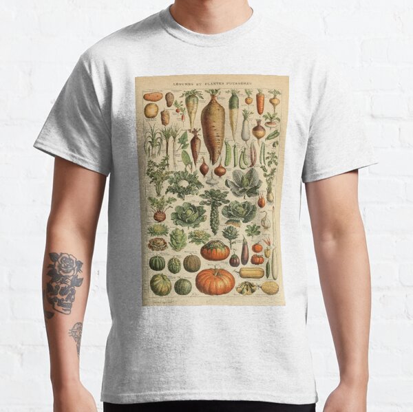 vegetables vintage illustration Classic T-Shirt