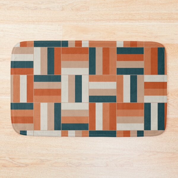 Item preview, Terracotta Basketweave Pattern designed and sold by HomeLivingCo.