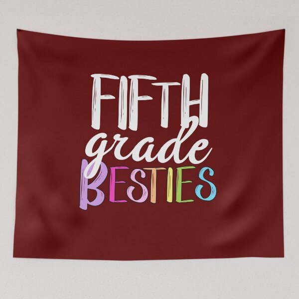 Item preview, FiFTH GRADE BESTIES- SCHOOL TEACHER T SHIRT  designed and sold by Al Collections.