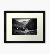 Davos to Stelvio Pass Framed Print