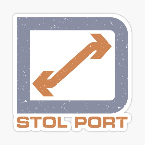 STOL Port Logo Sticker