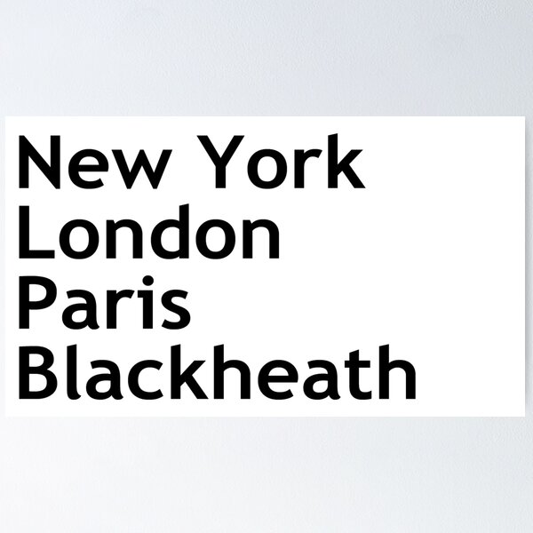 Item preview, New York London Paris Blackheath designed and sold by SpottedDick.
