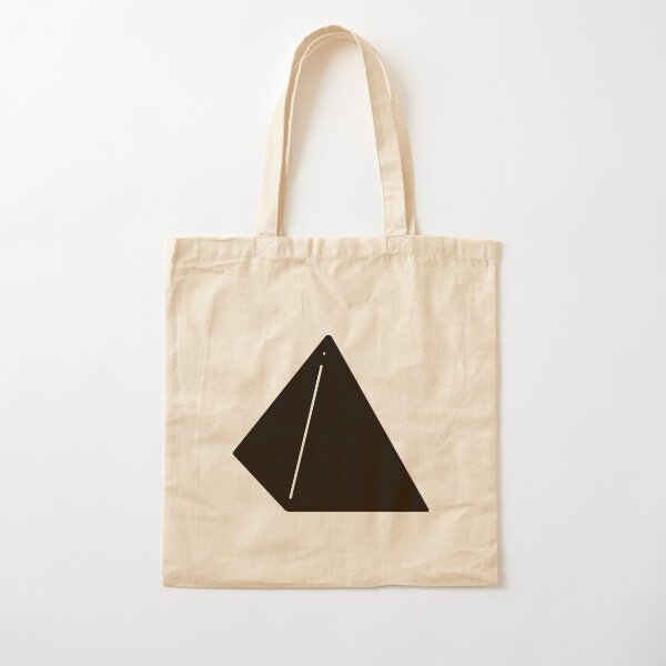 Shapes Pyramid - Minimalistic Vector Art Cotton Tote Bag