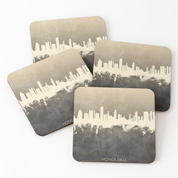 Item preview, Honolulu Hawaii Skyline designed and sold by ArtPrints.