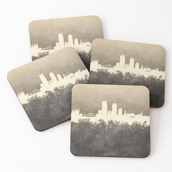 Item preview, Lyon France Skyline designed and sold by ArtPrints.