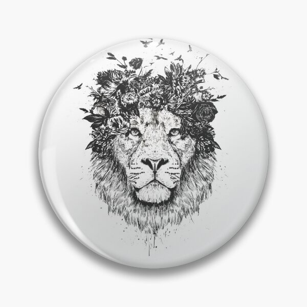Aperçu de l'œuvre Lion fleuri (pc) créée et vendue par soltib.