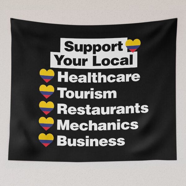 Item preview, Support Your Colombian Local Healthcare, Tourism, Restaurants designed and sold by elhefe.