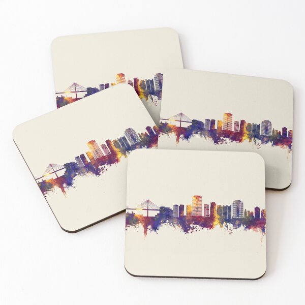 Item preview, Long Beach California Skyline designed and sold by ArtPrints.