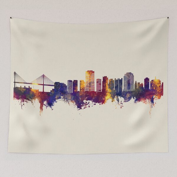 Item preview, Long Beach California Skyline designed and sold by ArtPrints.