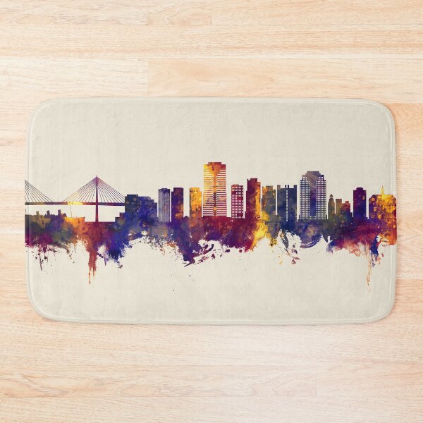 Item preview, Long Beach California Skyline designed and sold by ArtPrints.