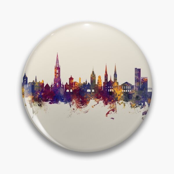 Item preview, Freiburg Germany Skyline designed and sold by ArtPrints.