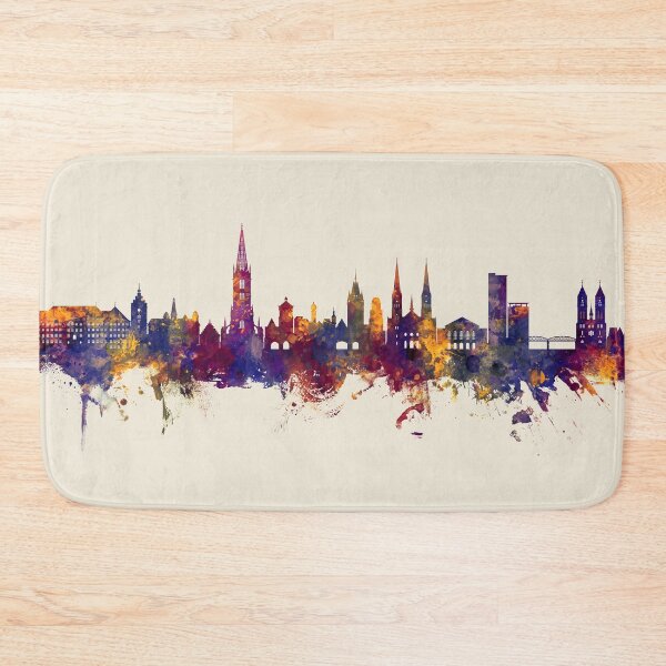 Item preview, Freiburg Germany Skyline designed and sold by ArtPrints.