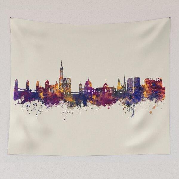 Item preview, Strasbourg France Skyline designed and sold by ArtPrints.
