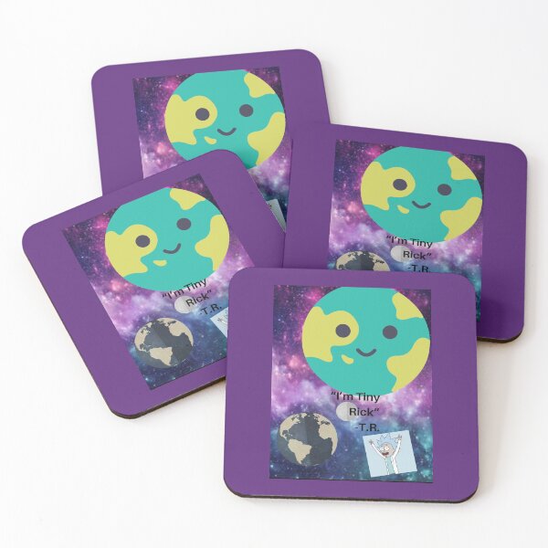 Tiny Rick Coasters (Set of 4)