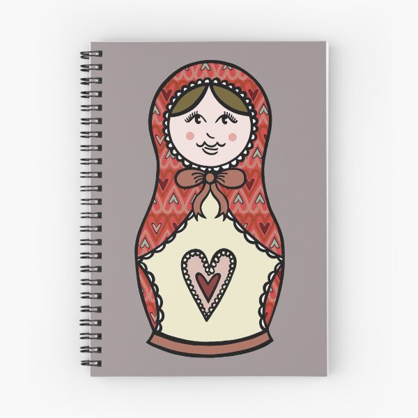 Item preview, Russian Dolls, Matryoshka Pattern 8 designed and sold by Helen McCartney Designs.