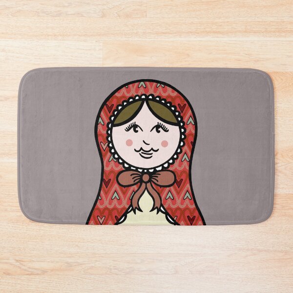 Item preview, Russian Dolls, Matryoshka Pattern 8 designed and sold by Helen McCartney Designs.