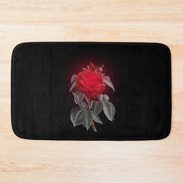 Item preview, Vampire Blood Red Rose grey leaves  designed and sold by headpossum.