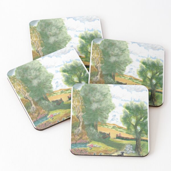 Item preview, Lazy day field designed and sold by Lyn Ellison - random and fun designs.