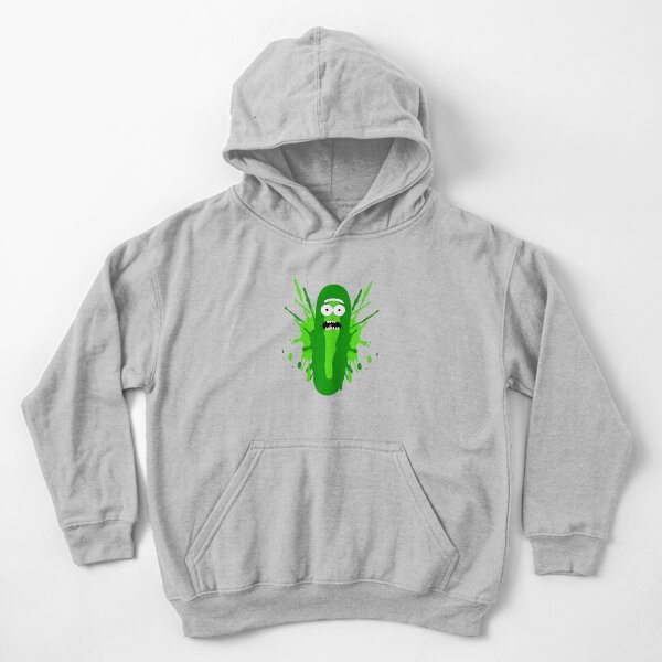 Pickle Rick Kids Pullover Hoodie