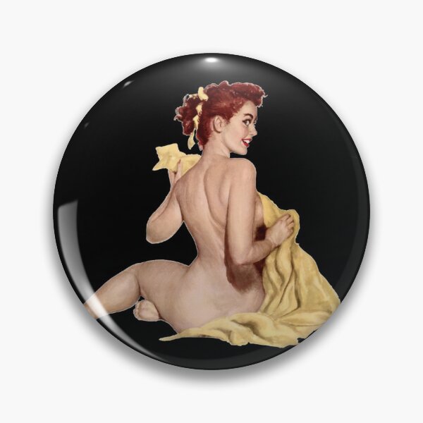 Item preview, Sexy redhead pinup girl designed and sold by headpossum.