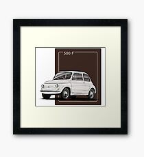 Fiat 500 F Framed Print