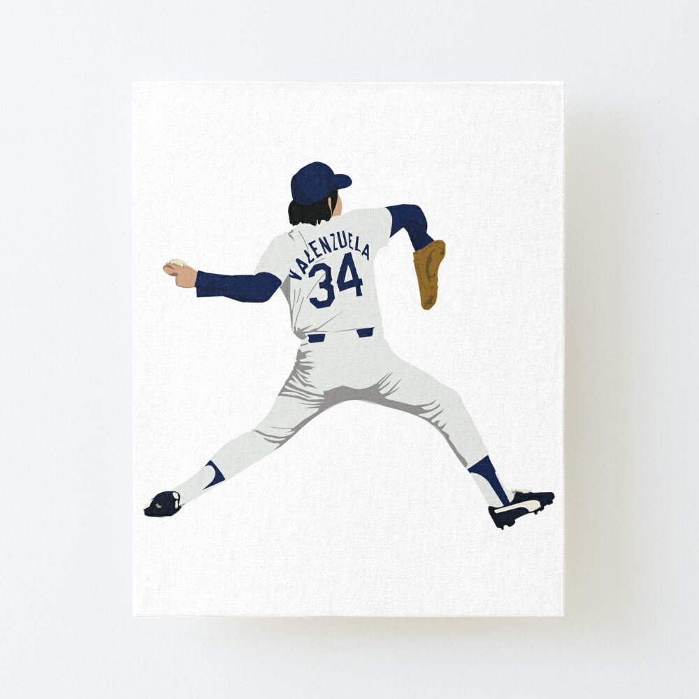 Fernando Valenzuela Colored Pencil Art Print 