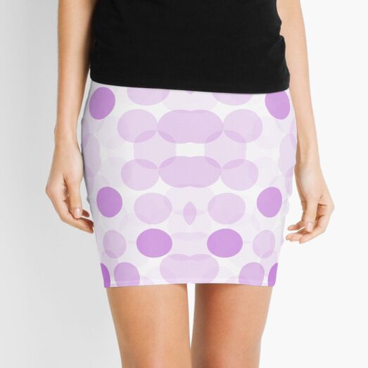 Lilac Spots Mini Skirt