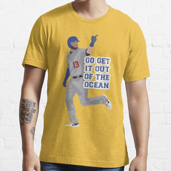 Go get it out of the ocean Kids t shirt funny LA Dodgers Baseball