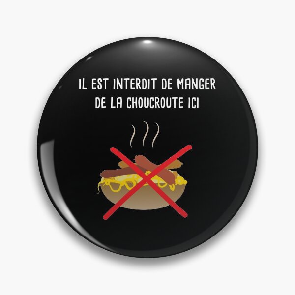 Item preview, It is forbidden to eat sauerkraut here designed and sold by Catcrea.
