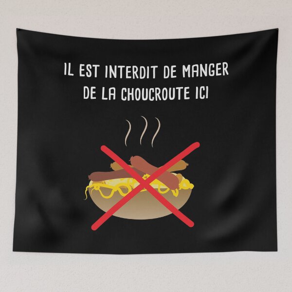 Item preview, It is forbidden to eat sauerkraut here designed and sold by Catcrea.