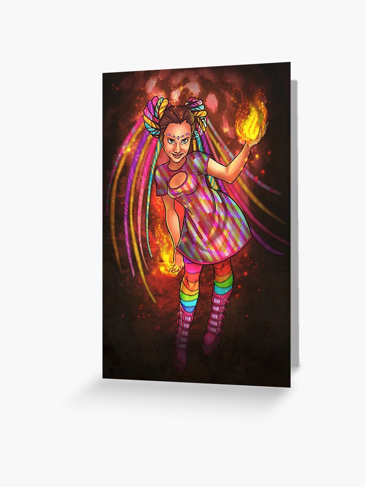 Thumbnail 1 of 2, Greeting Card, Kristina designed and sold by z0mbieparade.