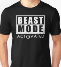 Beast Mode Fitnessstudio Bodybuilding Sport Motivation Slim Fit T-Shirt