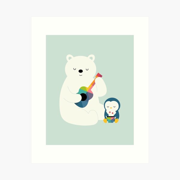 A Little Band Art Print