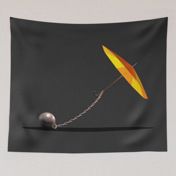 Item preview, Longing for freedom - umbrella on chain designed and sold by lathspell.