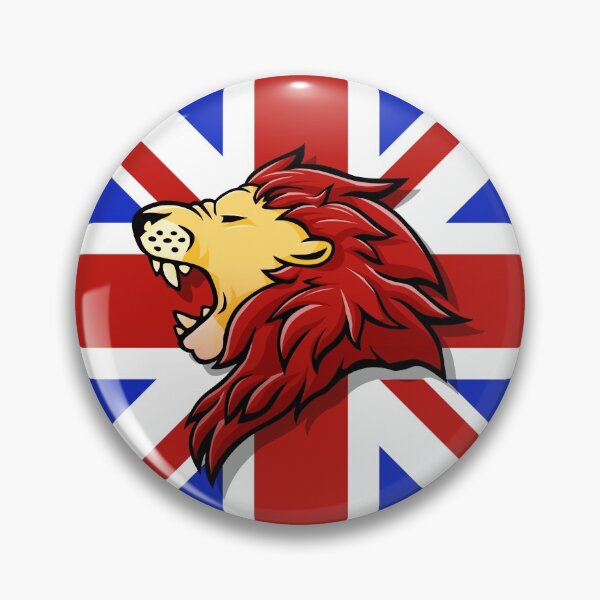 Button - UK Lion Pin