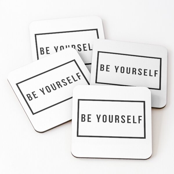 Item preview, BE YOURSELF - Inspirational and uplifting words  designed and sold by Pinnypin.