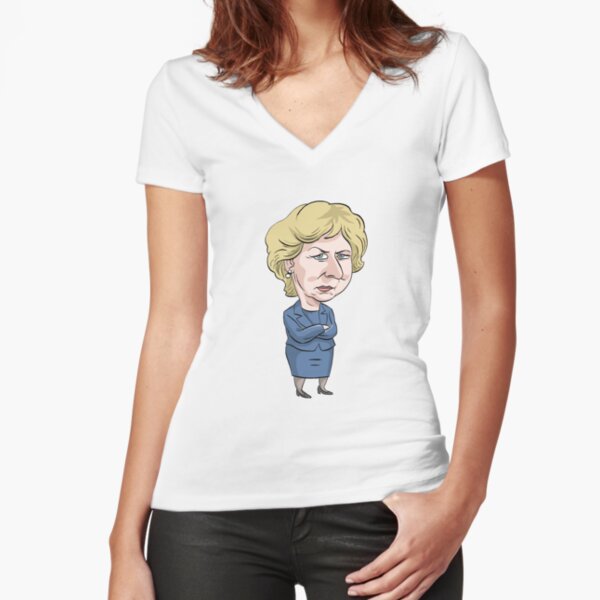 Fitted V-Neck T-Shirt