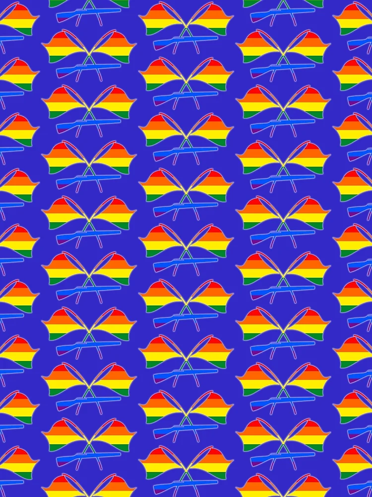 Thumbnail 3 of 3, Scarf, Color Guard PRIDE designed and sold by TotalDesign.