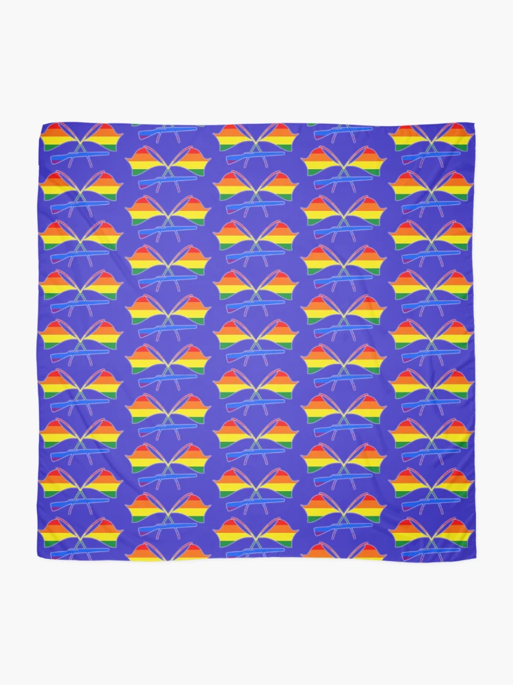 Thumbnail 2 of 3, Scarf, Color Guard PRIDE designed and sold by TotalDesign.
